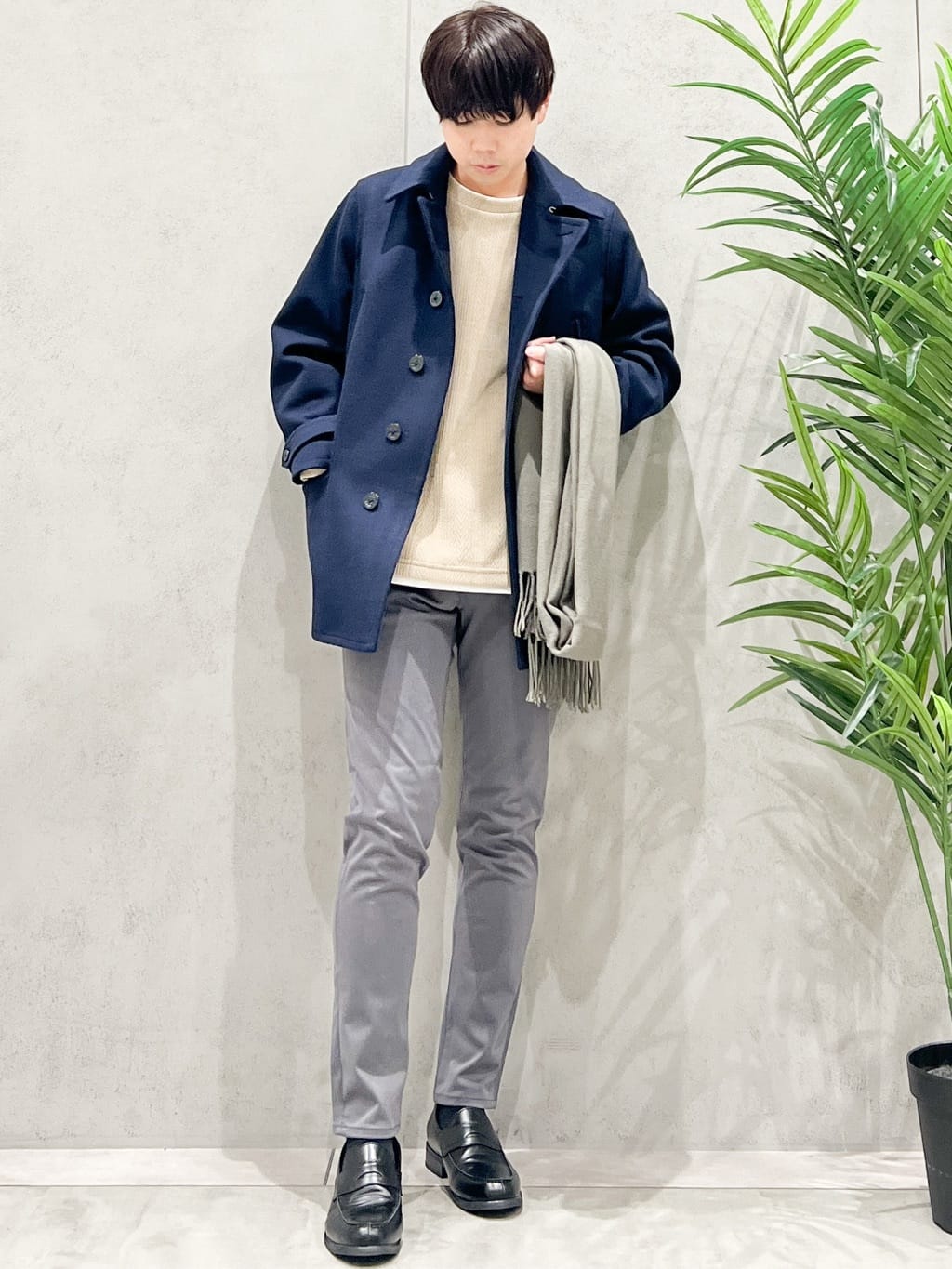 SHI-MAさんの「THE SHOP TK｜ウーリックシングルPジャケット」を使ったコーディネート
