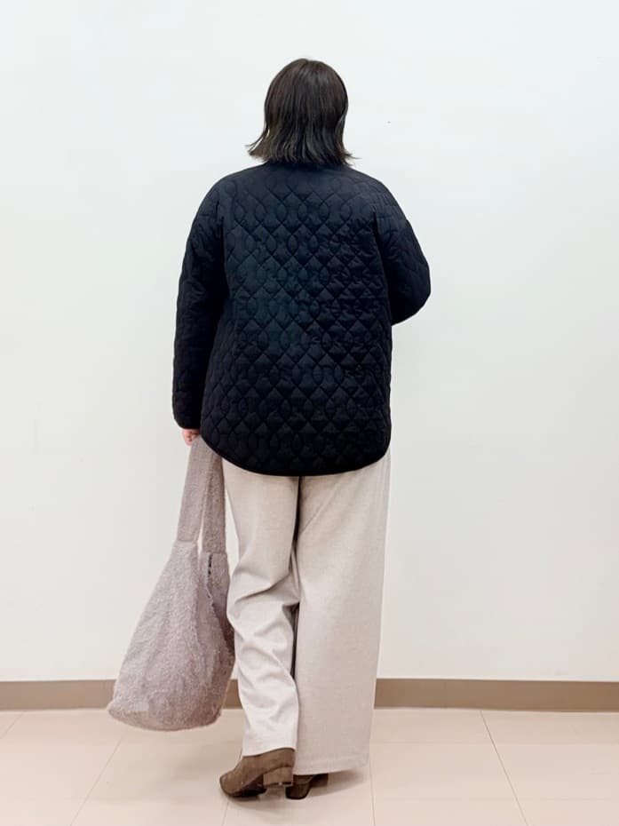 haruさんの「SHOO･LA･RUE｜【洗濯機可/S-LL】もちもちタッチ スウェットライクロゴニット」を使ったコーディネート
