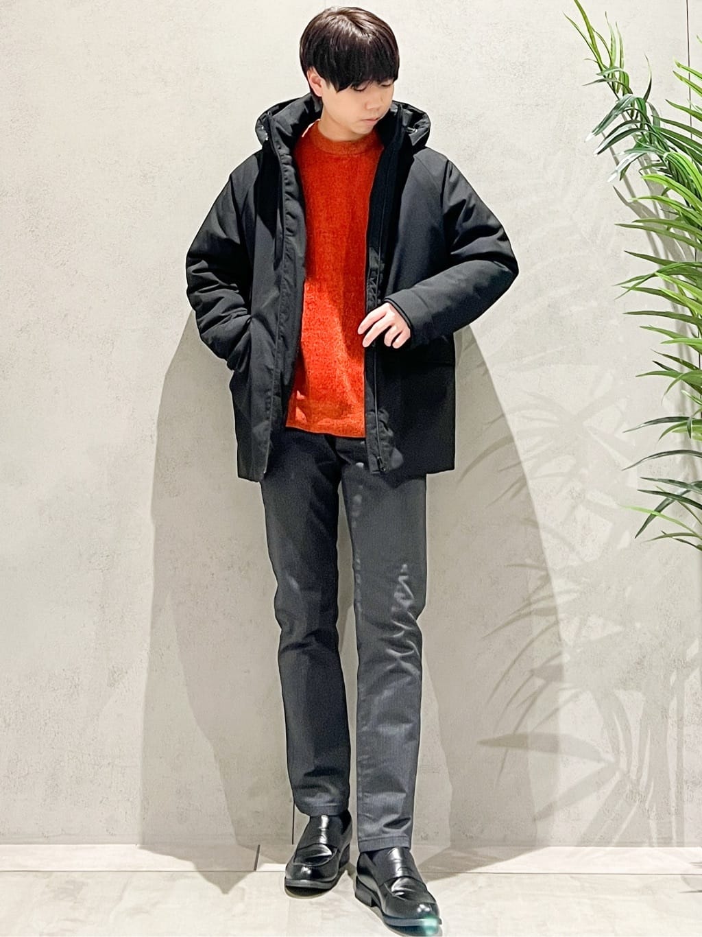 SHI-MAさんの「THE SHOP TK｜【軽くて、暖かい】SORONA／ソロナ 中綿ブルゾン 防風/軽量/洗濯機OK/フード脱着可」を使ったコーディネート