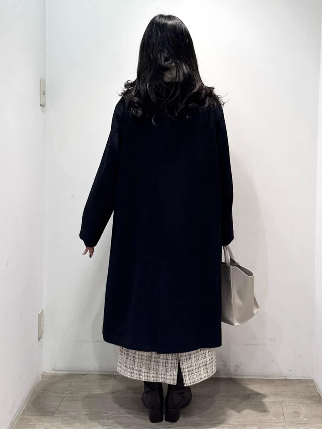 yuicciさんの「OPAQUE.CLIP｜リラクシークルーネックニット【洗濯機OK】」を使ったコーディネート