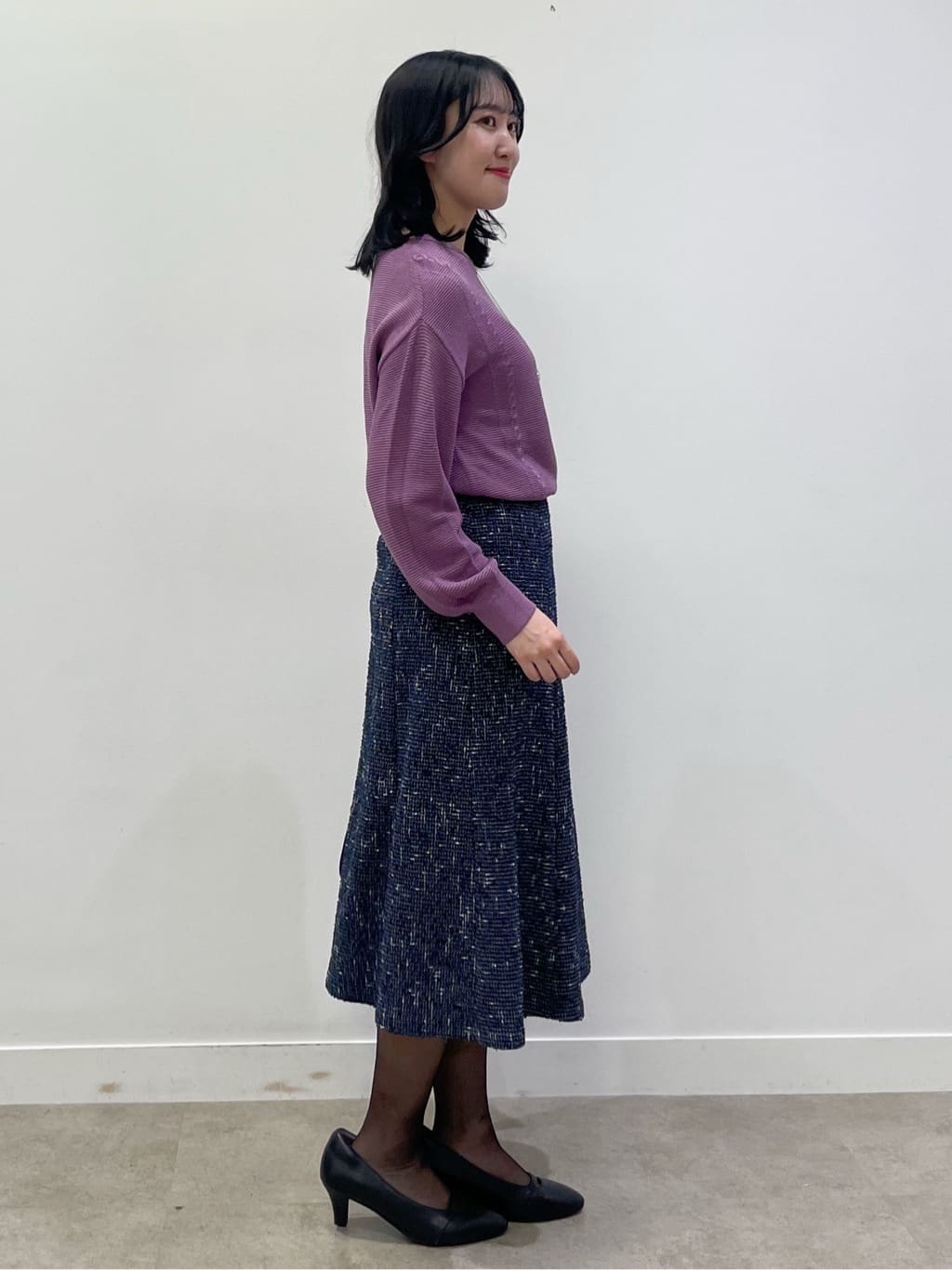 yukariさんの「Reflect｜【パンツ合わせにぴったり◎】ゆったりオフボディニット」を使ったコーディネート