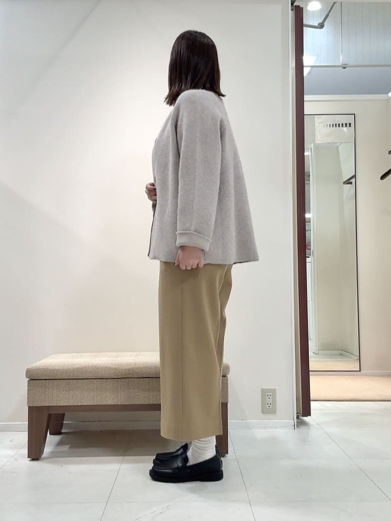 YUIさんの「UNTITLED｜【軽アウター/ミドル丈】ウールニットコーディガン」を使ったコーディネート
