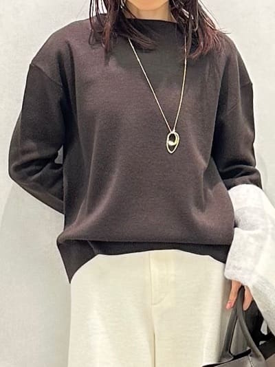 Miwaさんの「UNTITLED｜【洗える】モックネックミラノリブニット」を使ったコーディネート