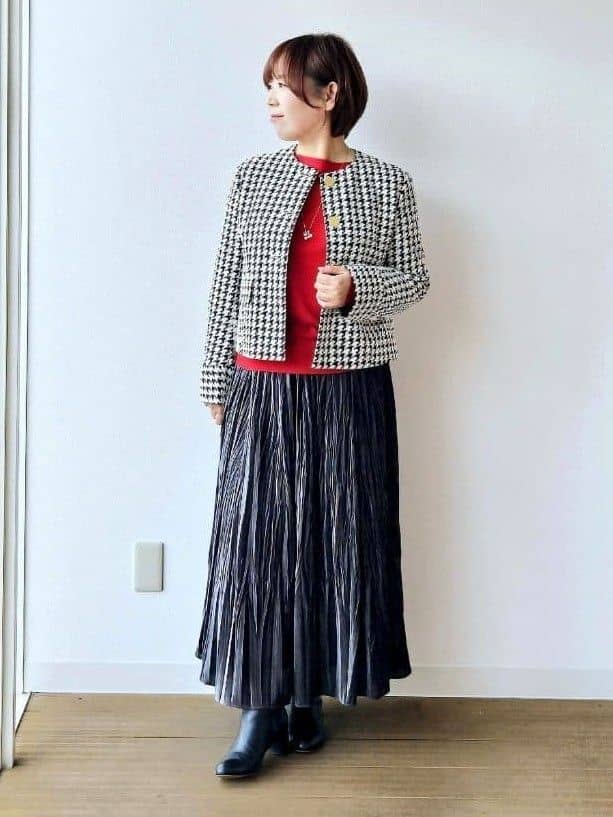 やじまさんの「UNTITLED｜【セットアップ可能】クラシックチドリ ジャケット」を使ったコーディネート