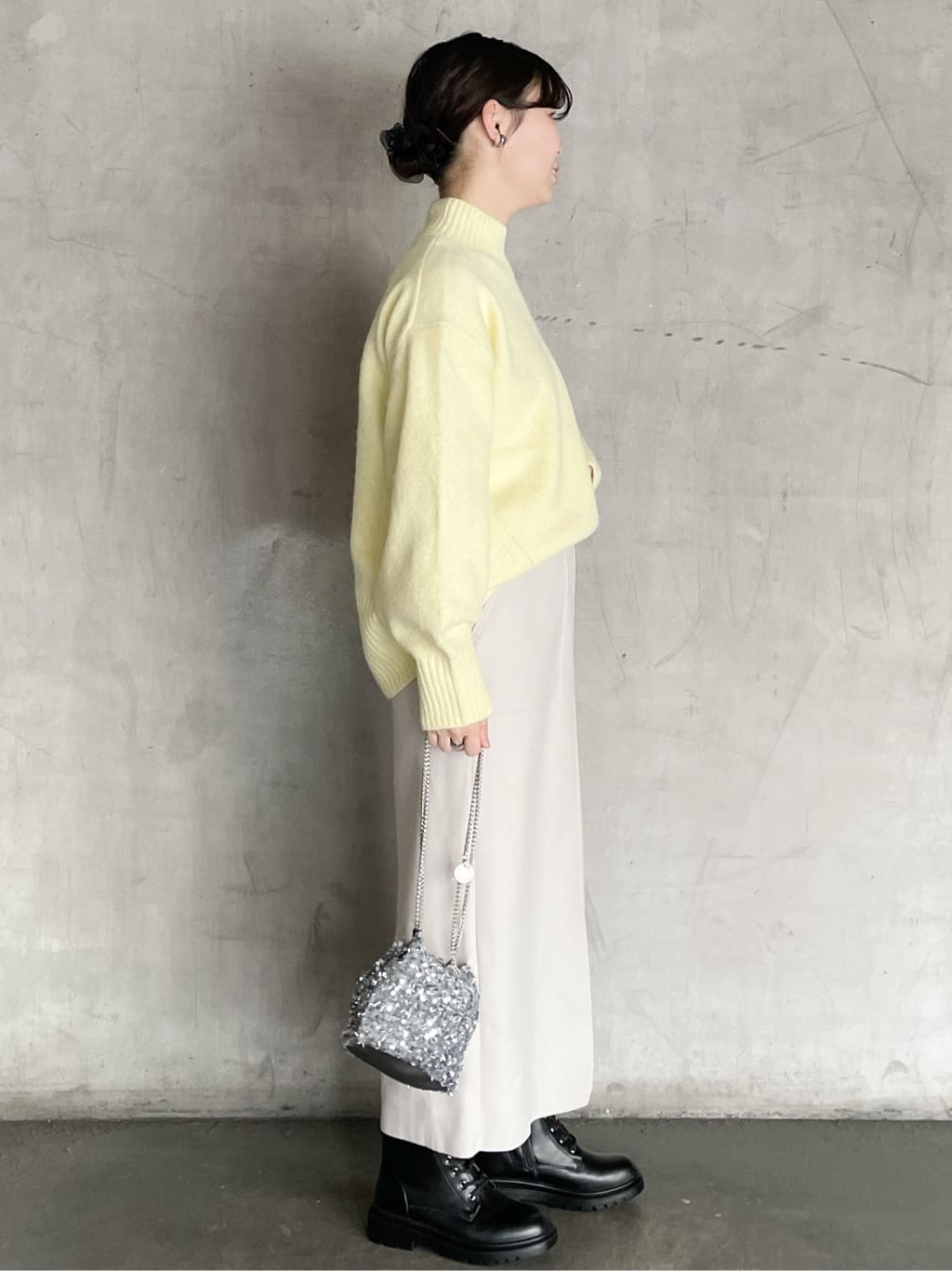 tomokoさんの「OPAQUE.CLIP｜ふわふわハイネックニット【洗濯機OK】」を使ったコーディネート
