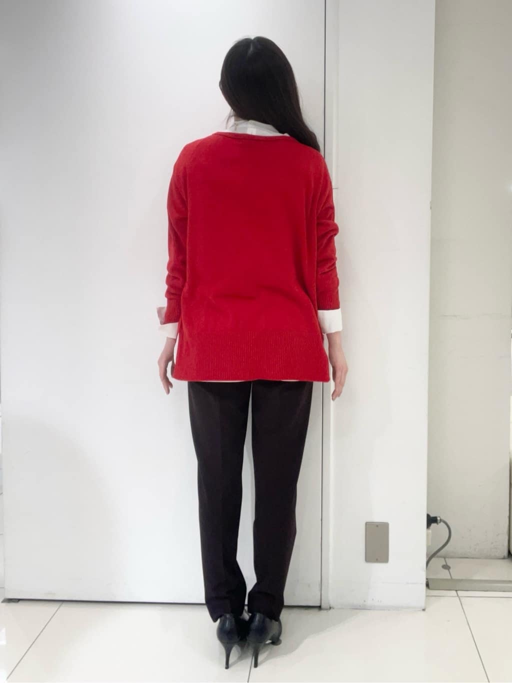 moeさんの「UNTITLED｜【8色展開/体型カバー】魅せるタイムレスニット」を使ったコーディネート