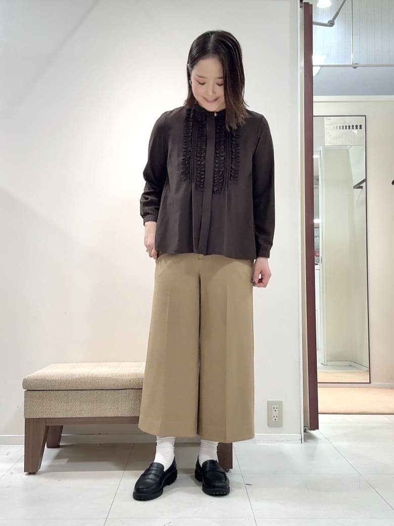 YUIさんの「UNTITLED｜【軽アウター/ミドル丈】ウールニットコーディガン」を使ったコーディネート