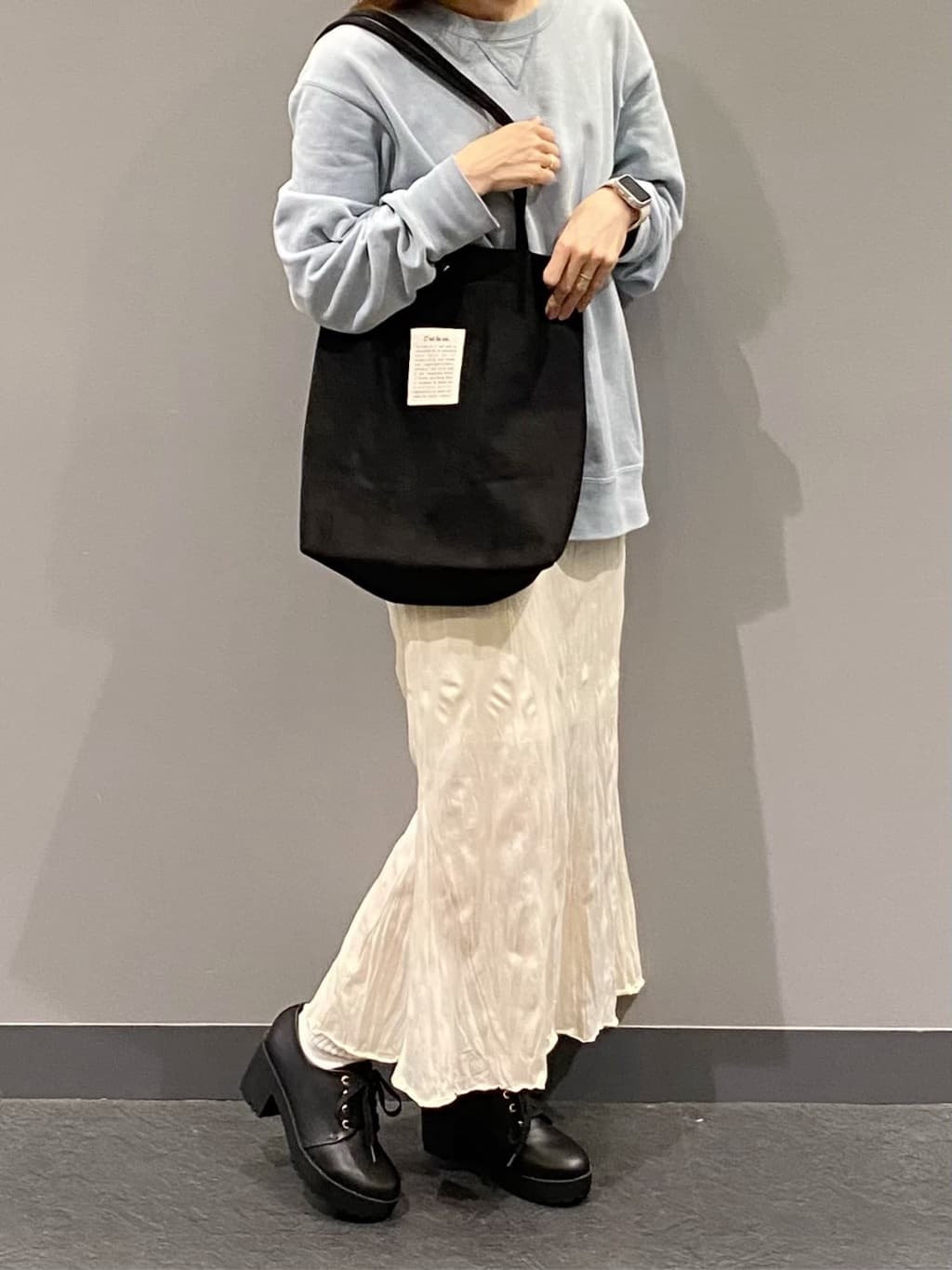 hiraさんの「ESPERANZA｜厚底レースアップパンプス」を使ったコーディネート