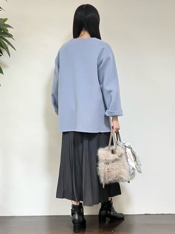 カレンさんの「UNTITLED｜【ミディ丈/軽やか】セミラグランリバー コート」を使ったコーディネート