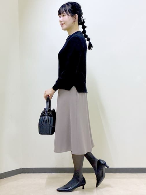  beni_gingerさんの「Reflect｜【ほんのりラメ感◎】ケーブル柄ニット」を使ったコーディネート