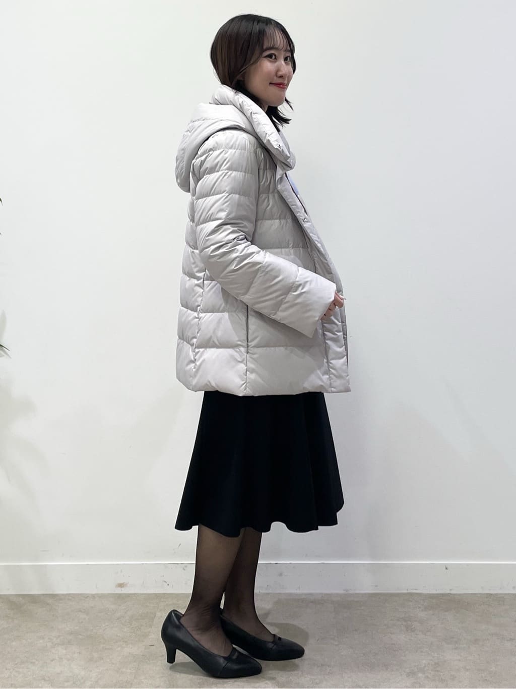 yukariさんの「Reflect｜【SS-4Lサイズ】フーデッドミドルダウンコート」を使ったコーディネート