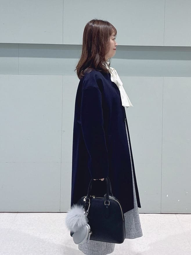 makiさんの「UNTITLED｜【洗える/細見え】ツイード ジャンパースカート」を使ったコーディネート