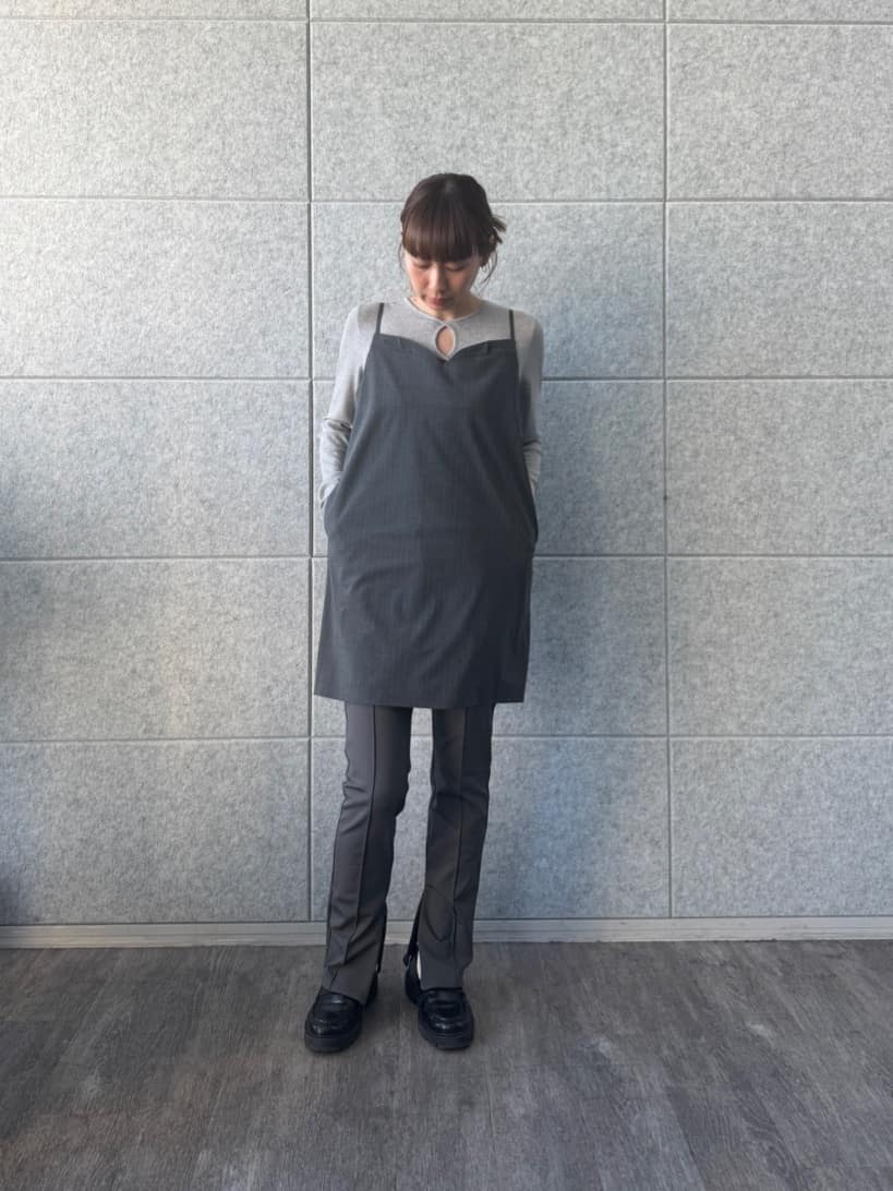 designer yukaさんの「CODE A｜tailored mood mini dress」を使ったコーディネート