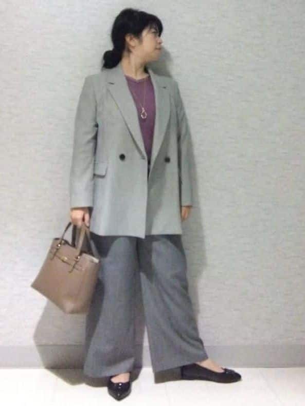 sakoさんの「Reflect｜【パンツ合わせにぴったり◎】ゆったりオフボディニット」を使ったコーディネート