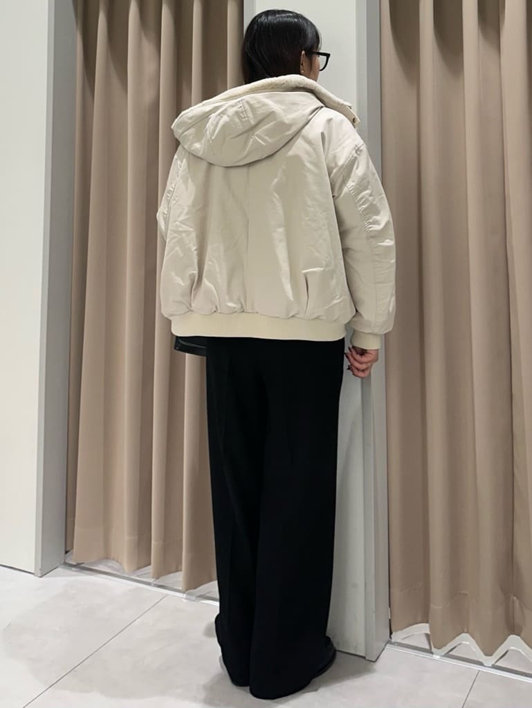 cottonさんの「THE SHOP TK｜【2WAY/洗える】リバーシブル フェイクファーブルゾン」を使ったコーディネート