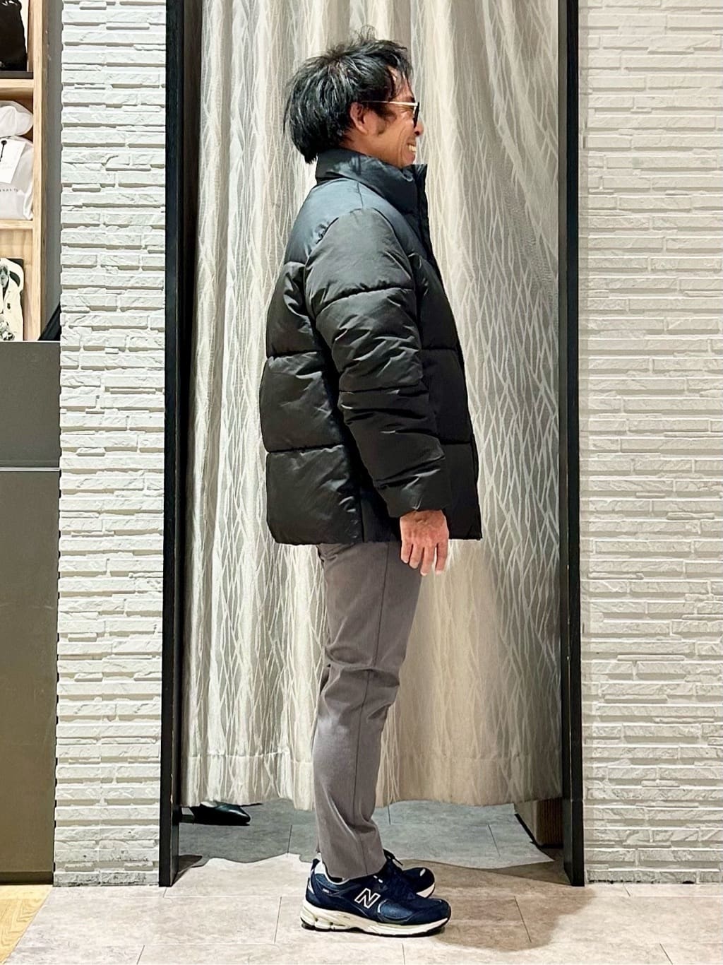 KENJI Iさんの「THE SHOP TK｜【撥水/洗濯機可】寒い季節でも快適 中綿スタンドブルゾン」を使ったコーディネート