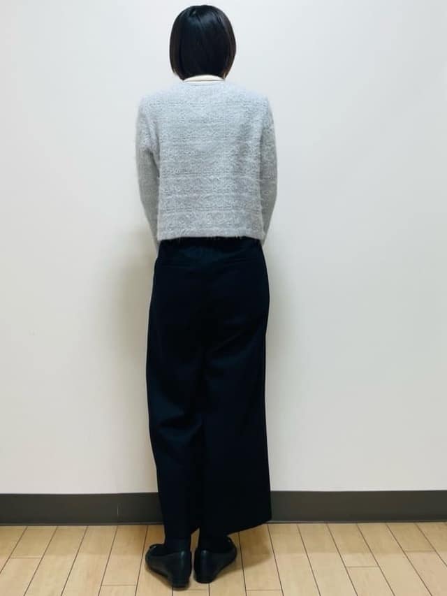 Riiさんの「Reflect｜【お食事会やお出かけに◎】ふんわりジャカード編みカーディガン」を使ったコーディネート