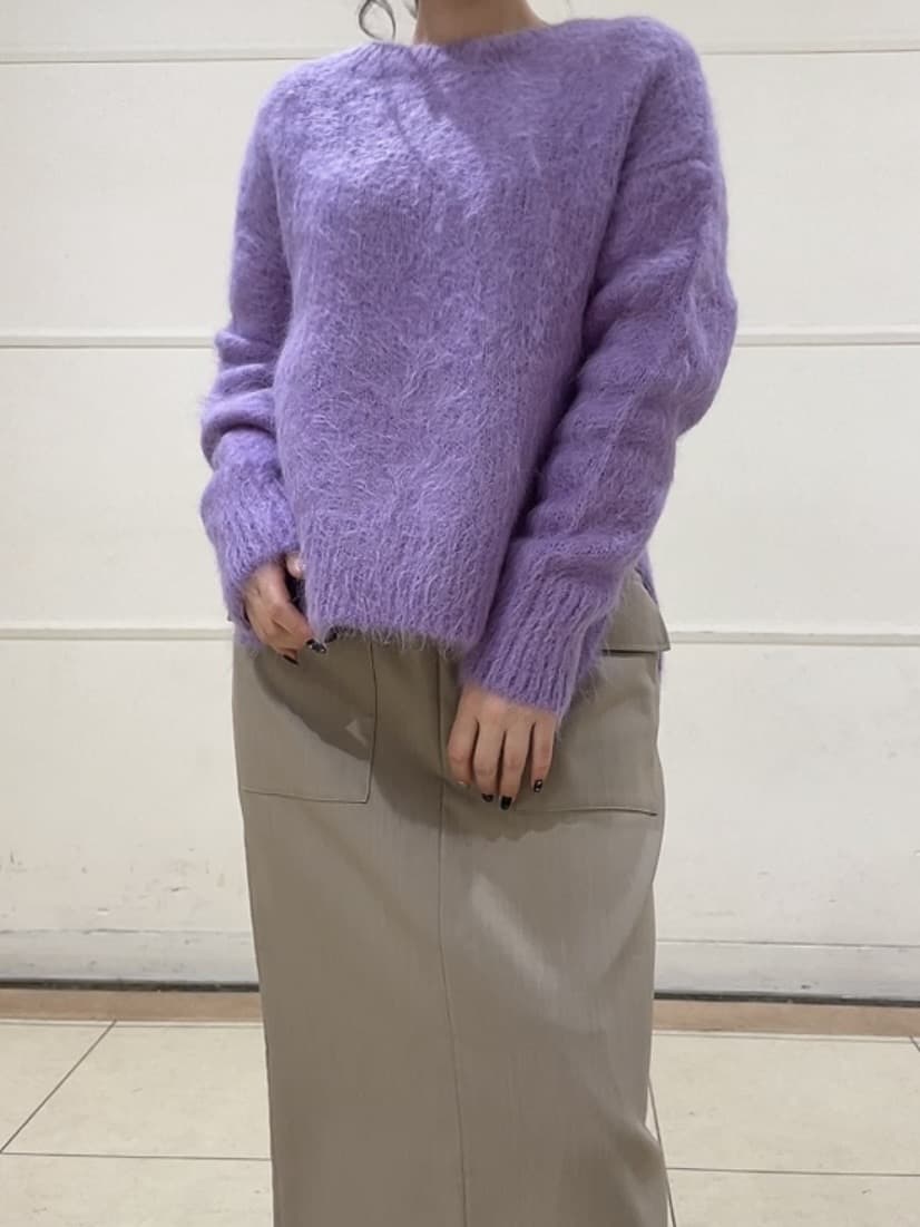 watanabeさんの「UNTITLED｜【ゆったり】アルパカ混シャギーニット」を使ったコーディネート
