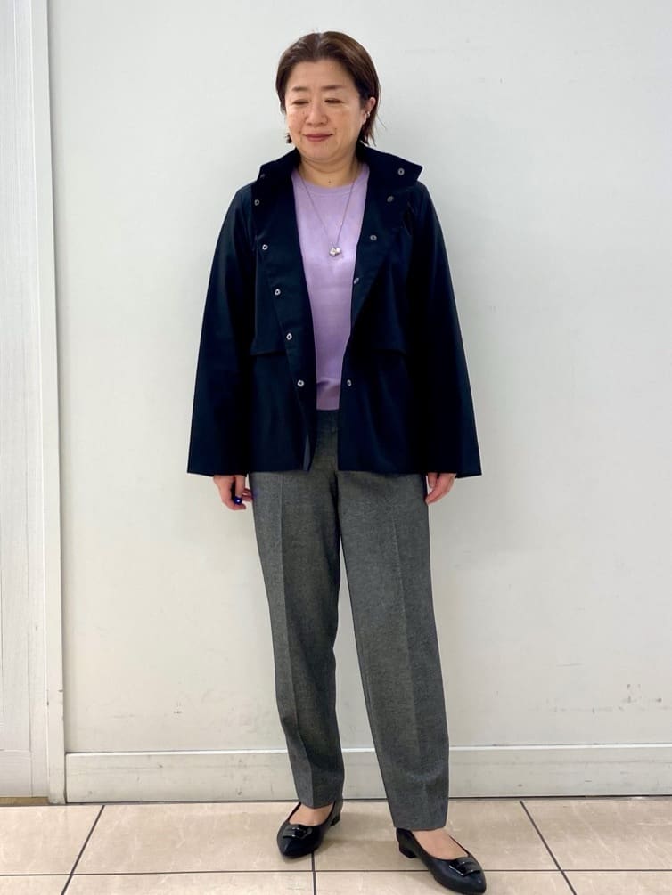 ksmさんの「Reflect｜【ゆったり着られる◎】ラグランスリーブニット」を使ったコーディネート