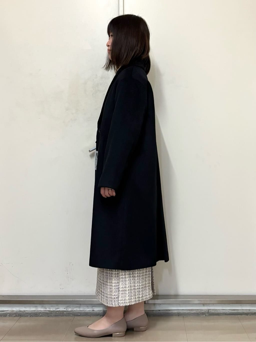 やまさんの「OPAQUE.CLIP｜カシミヤブレンドウールチェスターコート」を使ったコーディネート
