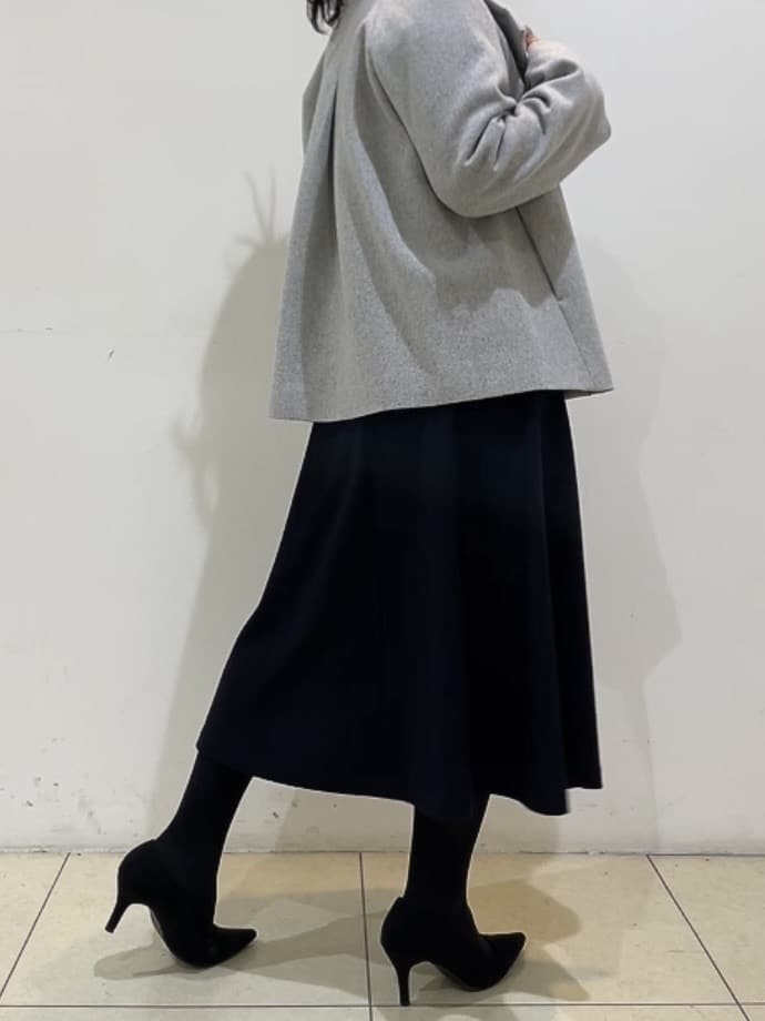 watanabeさんの「UNTITLED｜【着回しが効く／オンオフアウター】ウールショートコート」を使ったコーディネート