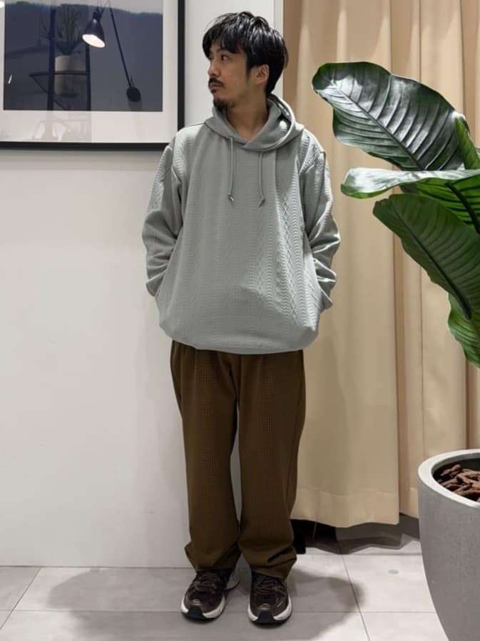 はさんの「THE SHOP TK｜フクレキルトパーカ 【洗濯機OK】」を使ったコーディネート