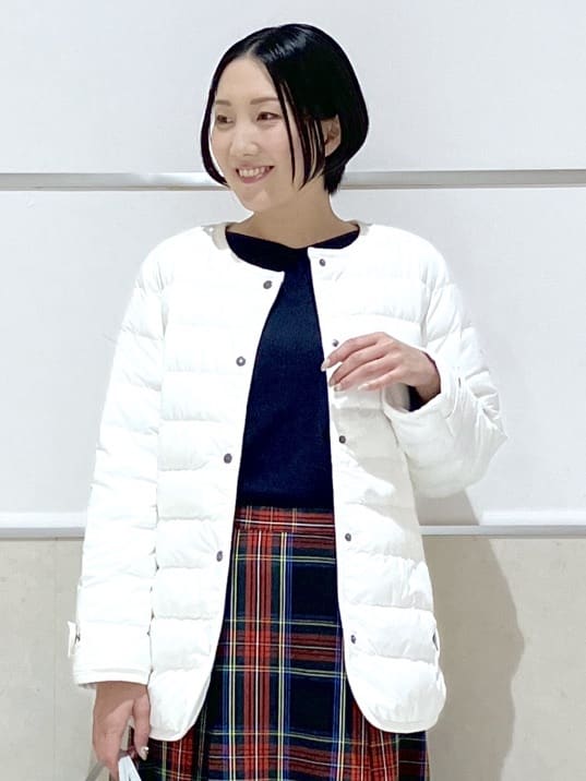 eriko さんの「Dessin｜【撥水・2WAY】ミュラーダウンコートミドル丈」を使ったコーディネート