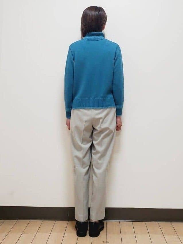 yuuさんの「Reflect｜【ほんのりラメ感◎】ふわふわフェザーヤーンハイネックニット」を使ったコーディネート