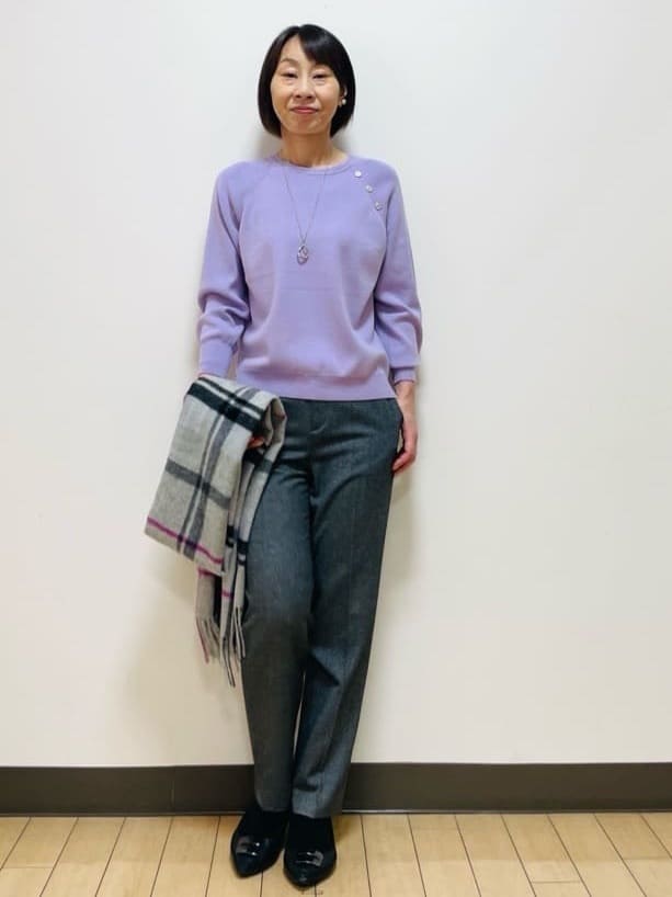 Riiさんの「Reflect｜【寒さ対策／コーディネートのポイントに◎】ウォッシャブルストール」を使ったコーディネート