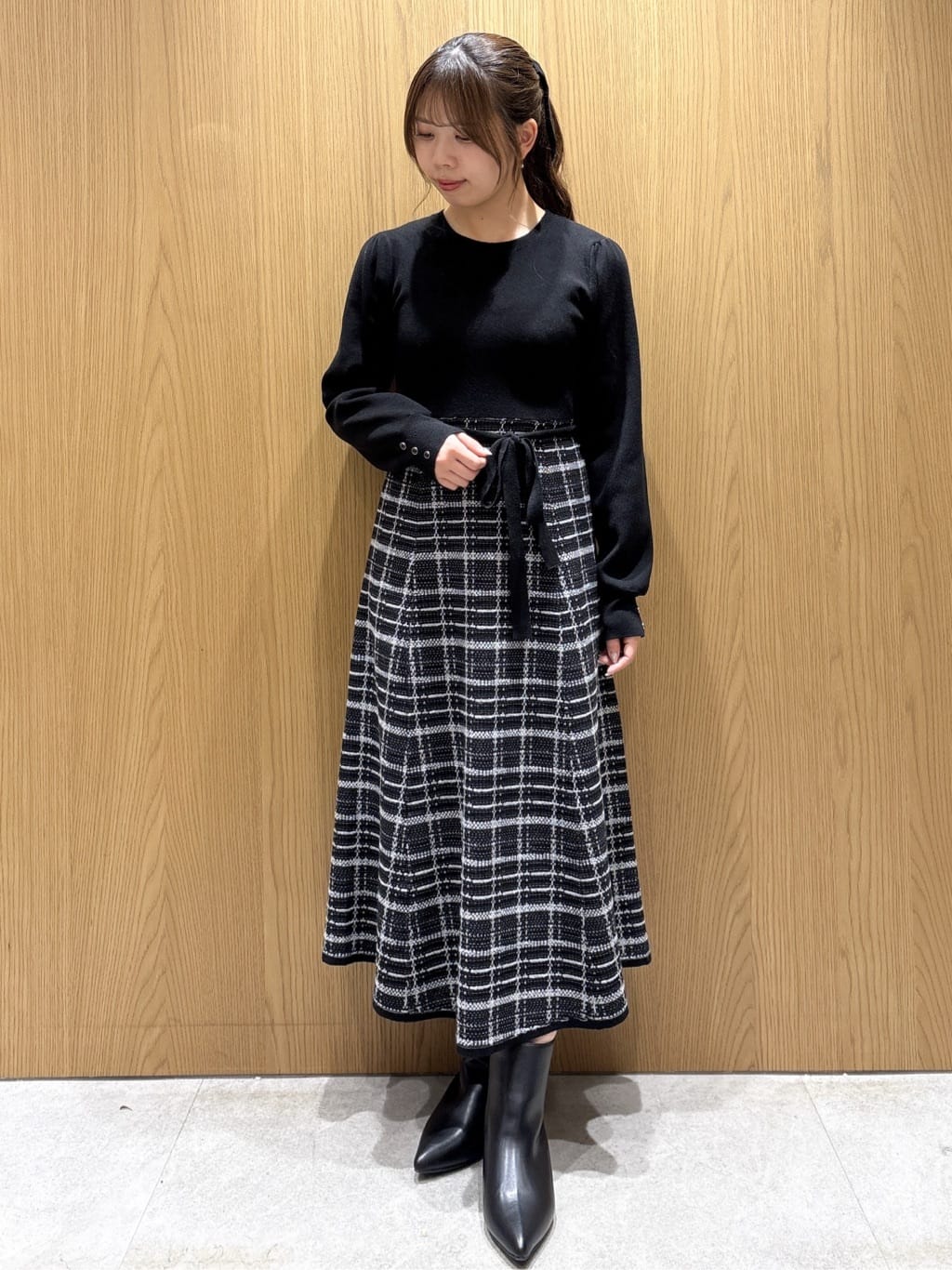 ゆいさんの「index｜ノーカラーショートコート」を使ったコーディネート