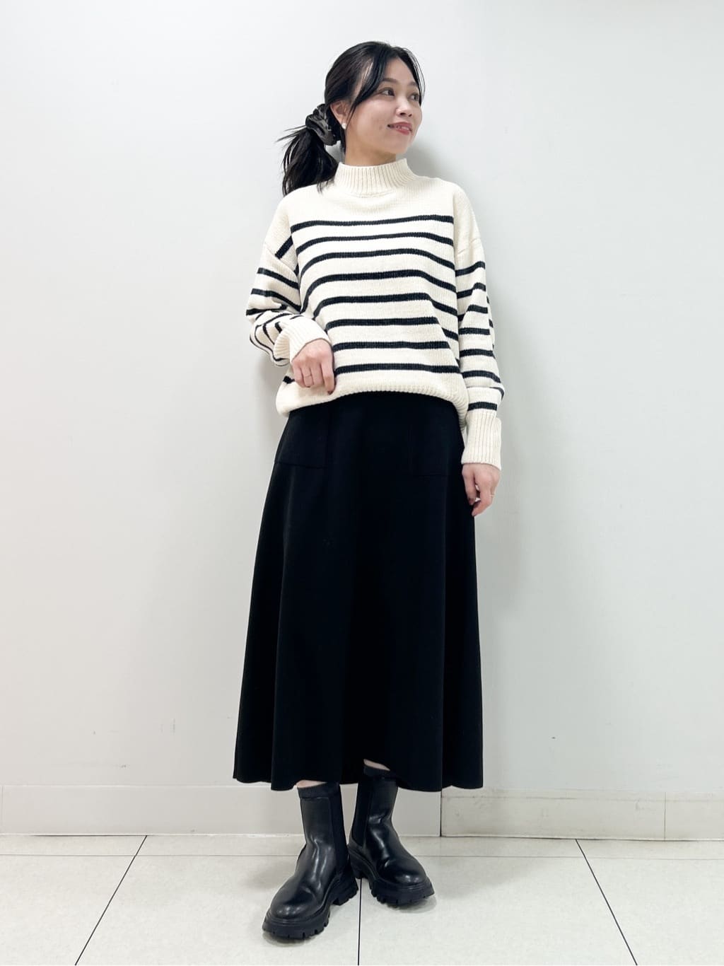Kaiさんの「Dessin｜【撥水・2WAY】ミュラーダウンコートミドル丈」を使ったコーディネート