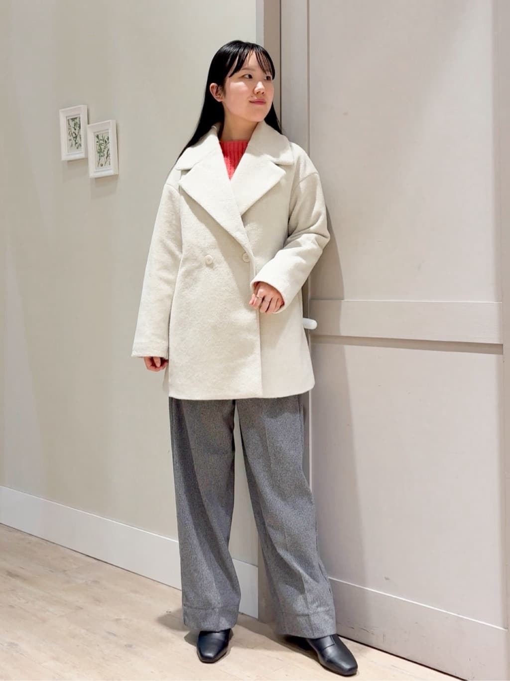 Mayuさんの「grove｜ふんわりまとう、オーバーサイズテーラーコート」を使ったコーディネート