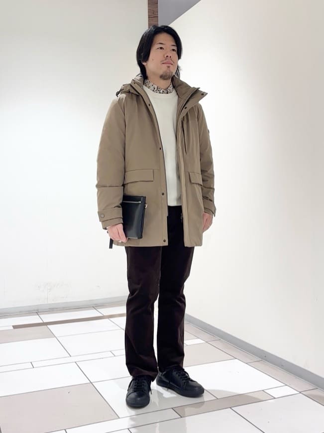 及川さんの「TAKEO KIKUCHI｜【None Of Stress】ストレッチ ダウンブルゾン」を使ったコーディネート