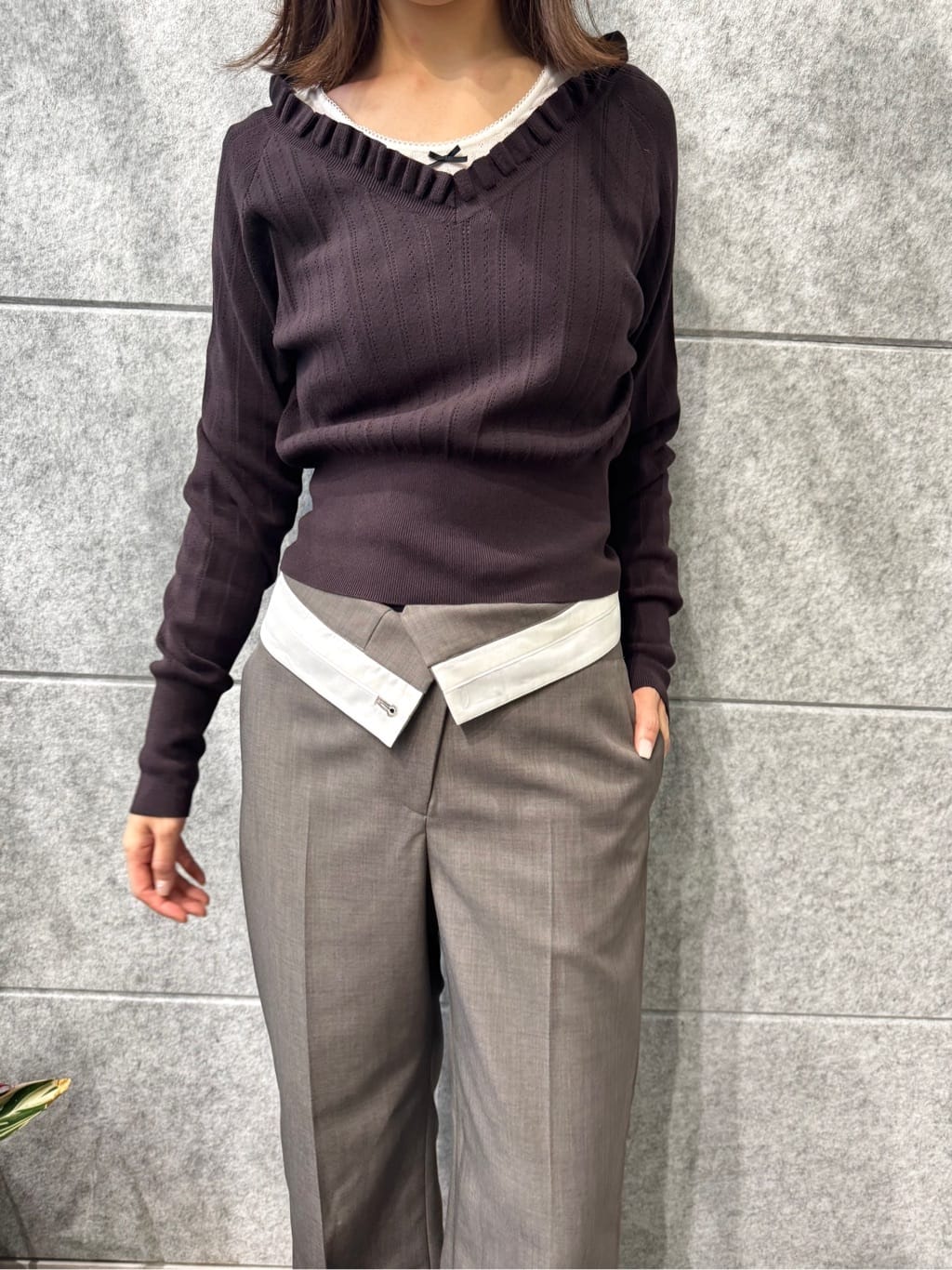 uchi__yamaさんの「CODE A｜whisper jersey top」を使ったコーディネート