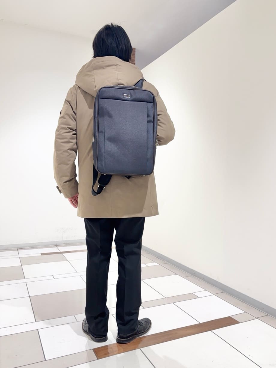 及川さんの「TAKEO KIKUCHI｜【None Of Stress】ストレッチ ダウンブルゾン」を使ったコーディネート