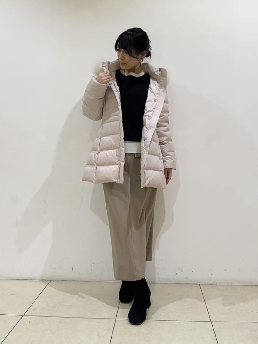 watanabeさんの「UNTITLED｜【はっ水機能/フード取り外し可】ミディダウンコート」を使ったコーディネート