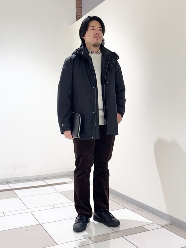 及川さんの「TAKEO KIKUCHI｜【3WAY】グレンチェック ダウンライナー ブルゾン」を使ったコーディネート