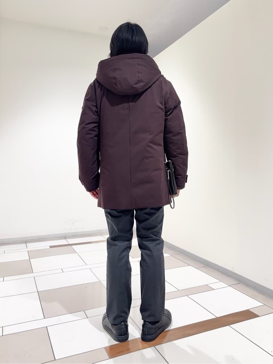 及川さんの「TAKEO KIKUCHI｜【None Of Stress】ストレッチ ダウンブルゾン」を使ったコーディネート
