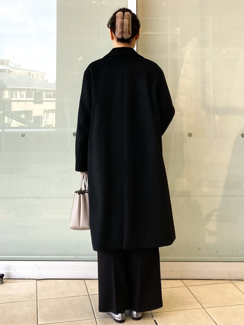 Jeanさんの「OPAQUE.CLIP｜カシミヤブレンドウールチェスターコート」を使ったコーディネート