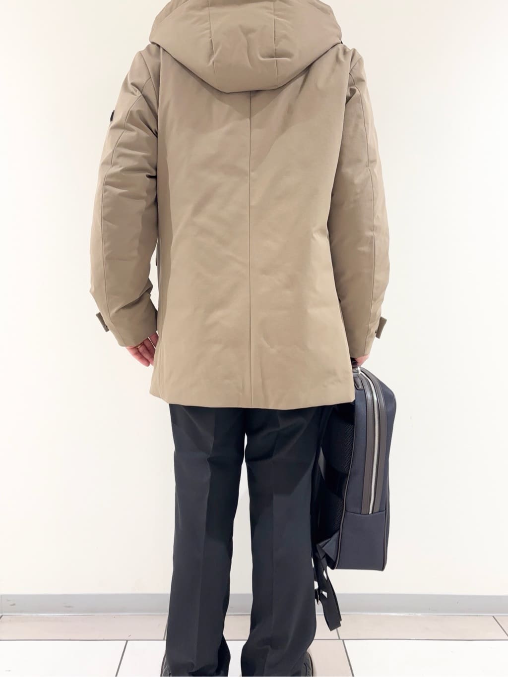 及川さんの「TAKEO KIKUCHI｜【None Of Stress】ストレッチ ダウンブルゾン」を使ったコーディネート