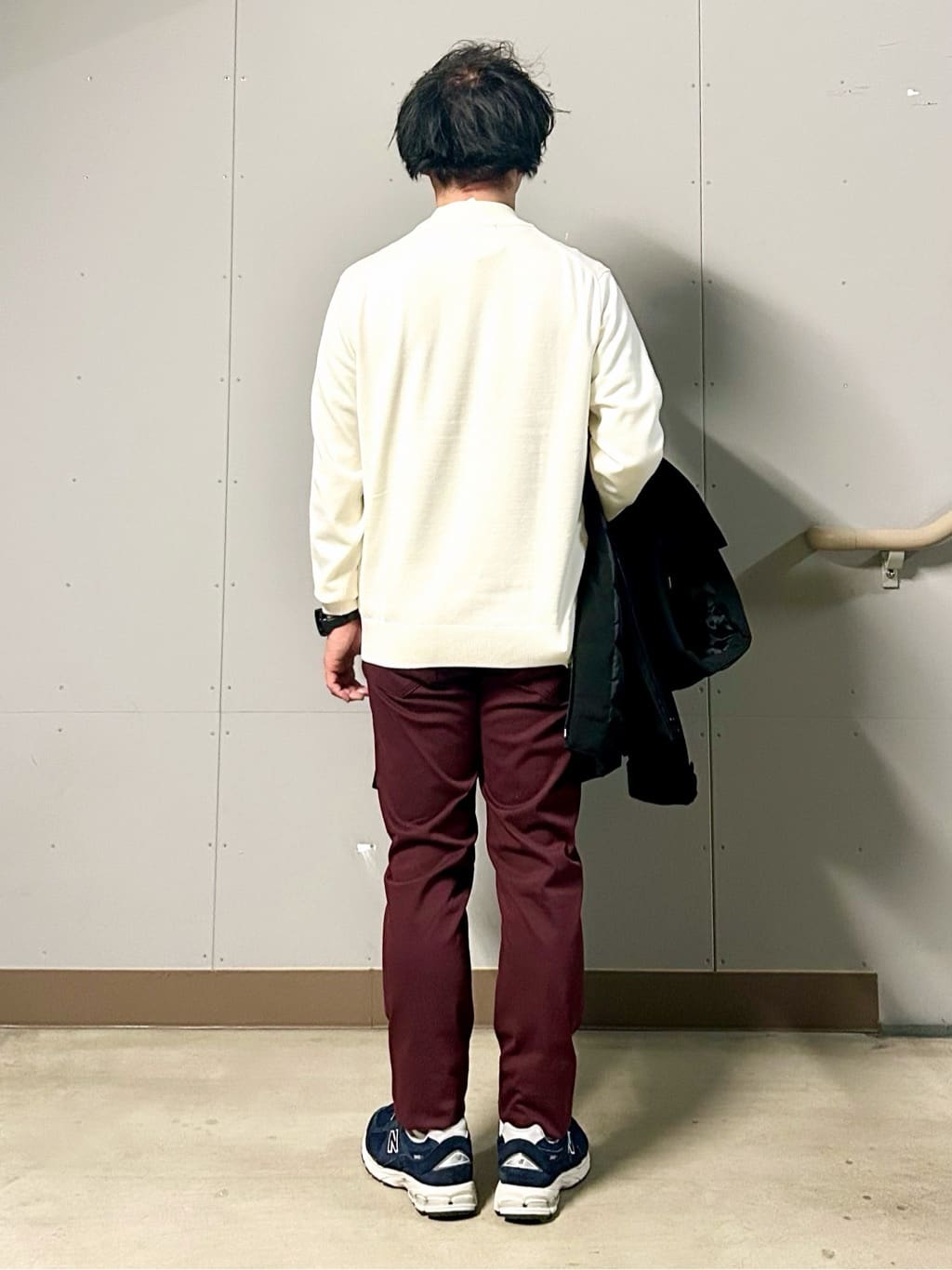 KENJI Iさんの「THE SHOP TK｜【軽くて、暖かい】SORONA／ソロナ 中綿ブルゾン 防風/軽量/洗濯機OK/フード脱着可」を使ったコーディネート