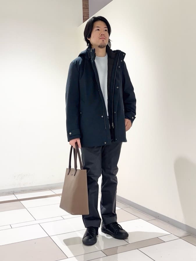 及川さんの「TAKEO KIKUCHI｜【3WAY】ドビー ダウンライナー付ブルゾン」を使ったコーディネート