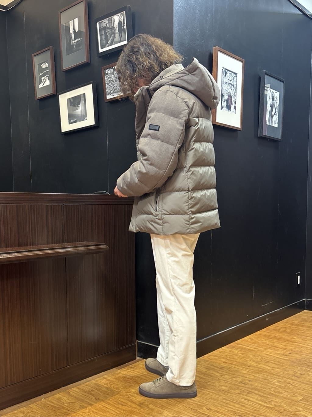 おーのさんの「TAKEO KIKUCHI｜カラーコンビ ダウンブルゾン」を使ったコーディネート