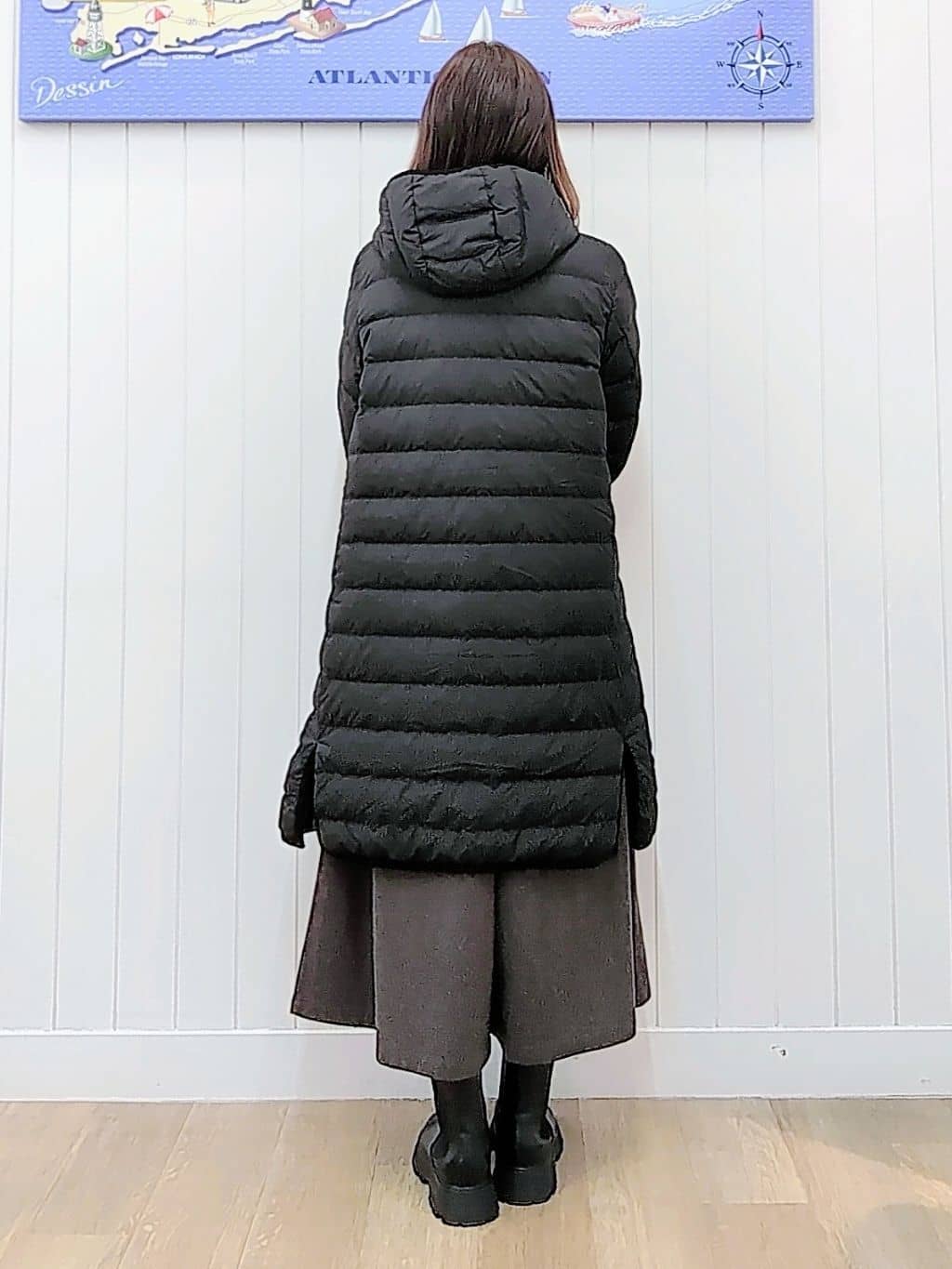 itoさんの「Dessin｜【撥水・2WAY】ミュラーダウンコートロング丈」を使ったコーディネート