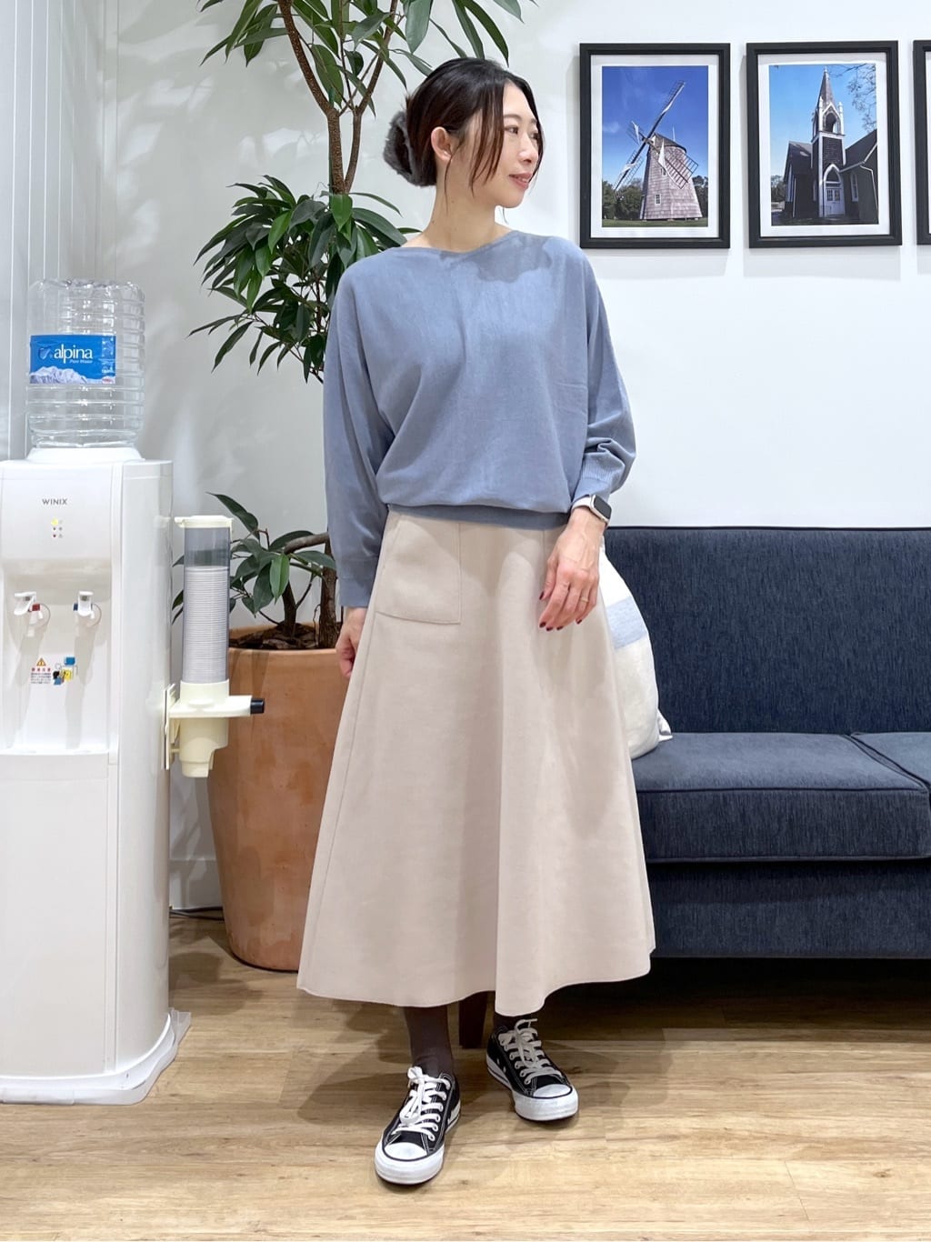 canaさんの「Dessin｜【撥水・2WAY】ミュラーダウンコートロング丈」を使ったコーディネート