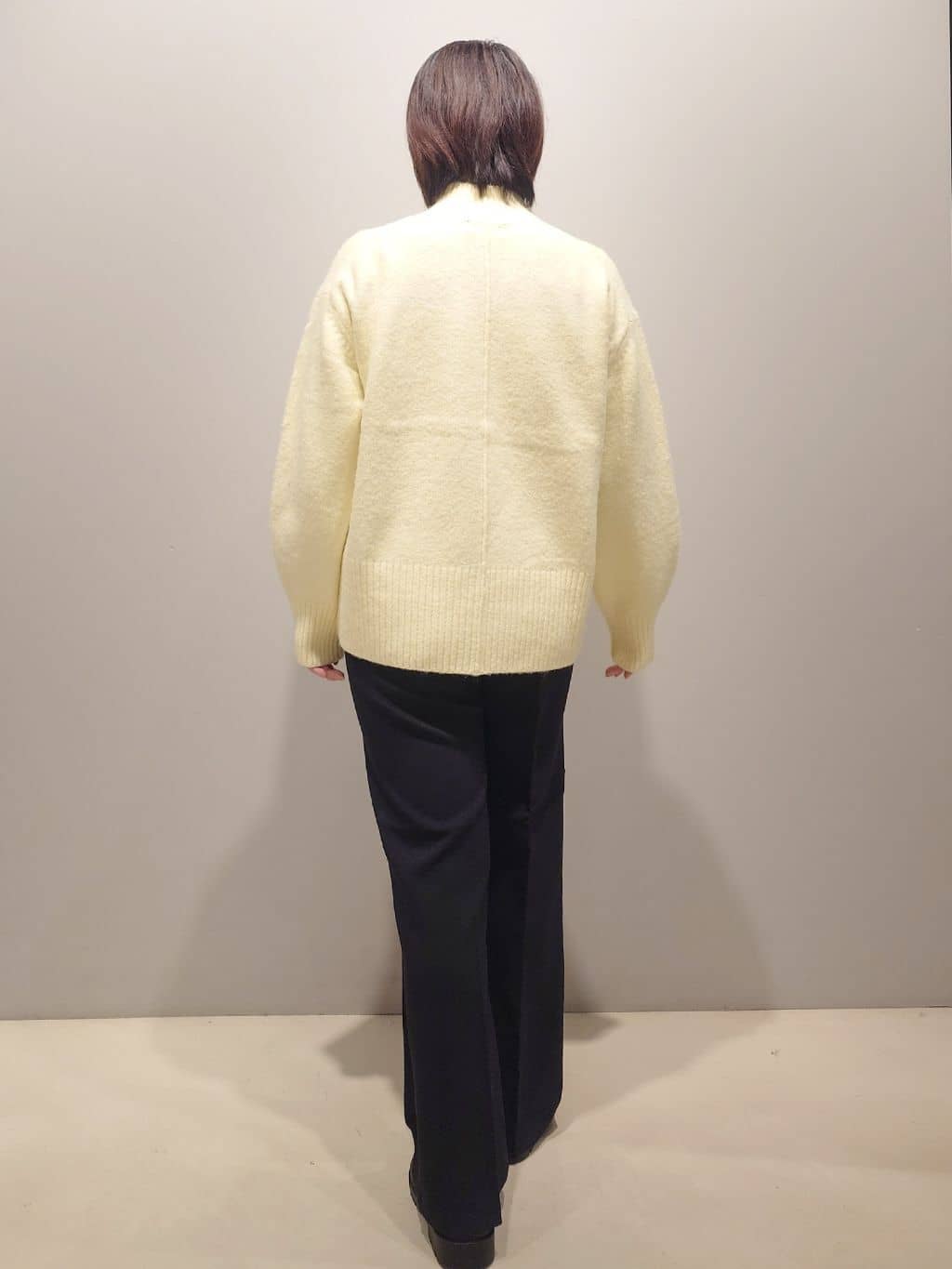 me：)さんの「OPAQUE.CLIP｜ふわふわハイネックニット【洗濯機OK】」を使ったコーディネート