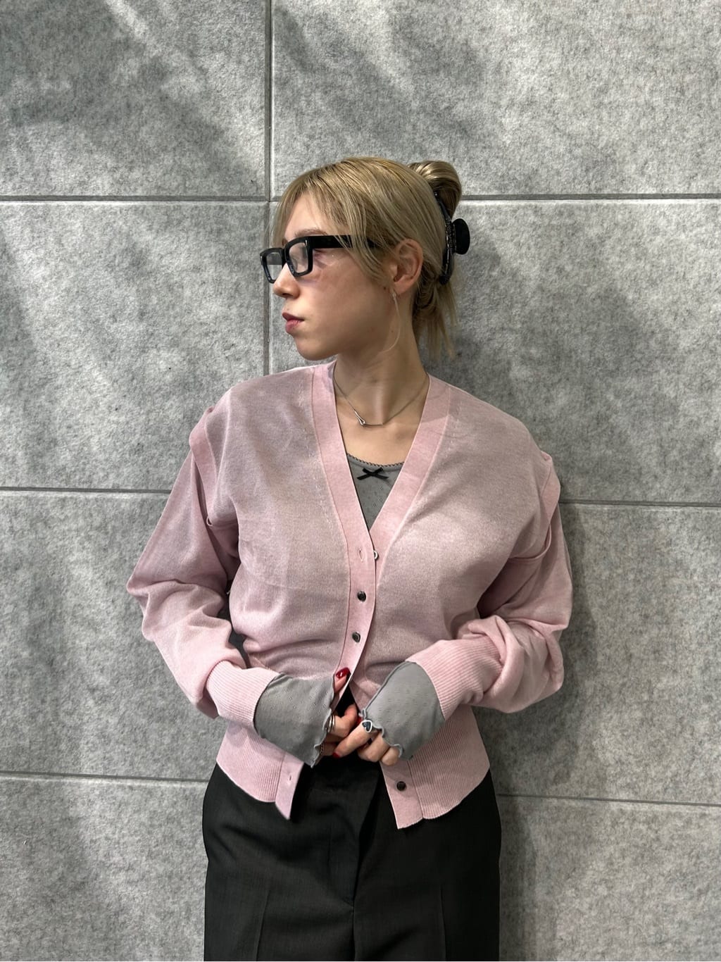 honoka Aさんの「CODE A｜multiway knit cardigan」を使ったコーディネート