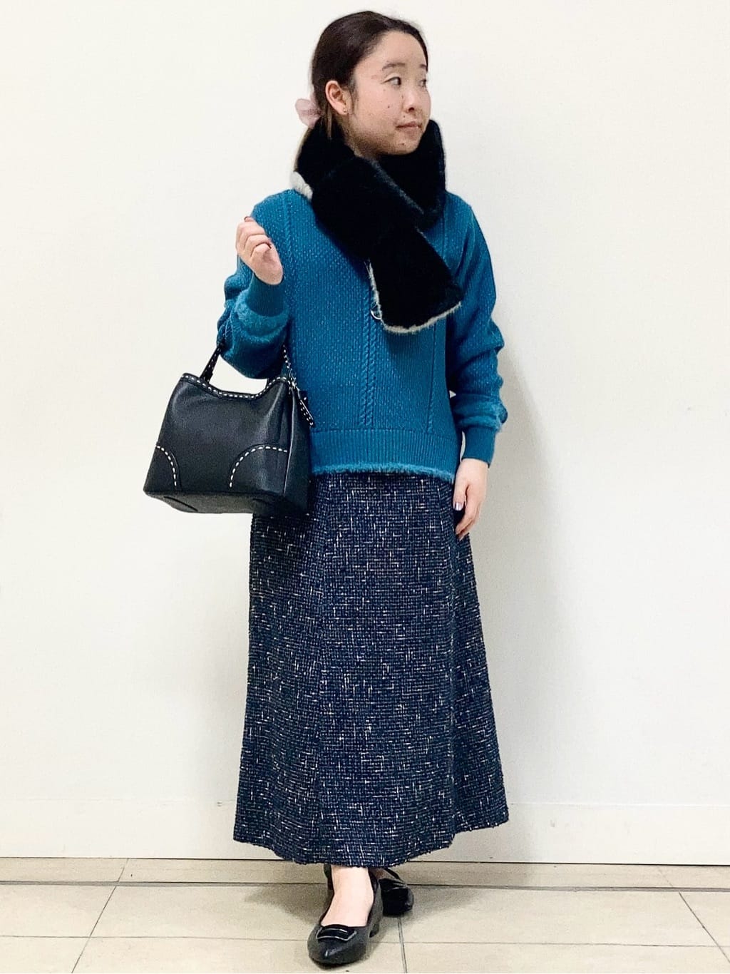 tomominさんの「Reflect｜【SS-4Lサイズ／衿が顔に当たらない◎】スタンドネックミドルコート」を使ったコーディネート