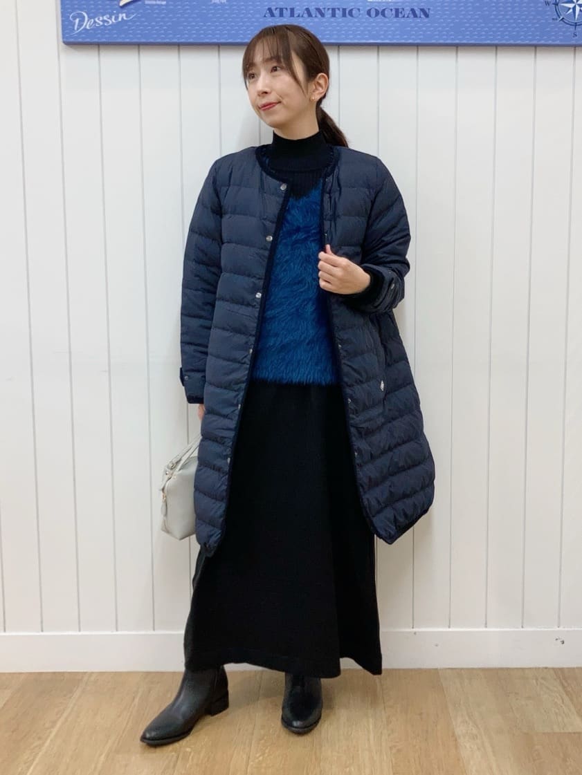 yoshiさんの「Dessin｜【撥水・2WAY】ミュラーダウンコートロング丈」を使ったコーディネート