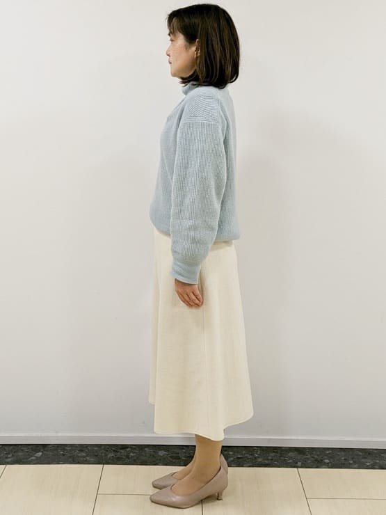 yukinaさんの「COUP DE CHANCE｜【軽い着心地】モックネックニット」を使ったコーディネート